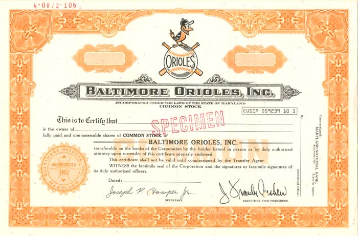 Baltimore Orioles, Inc.